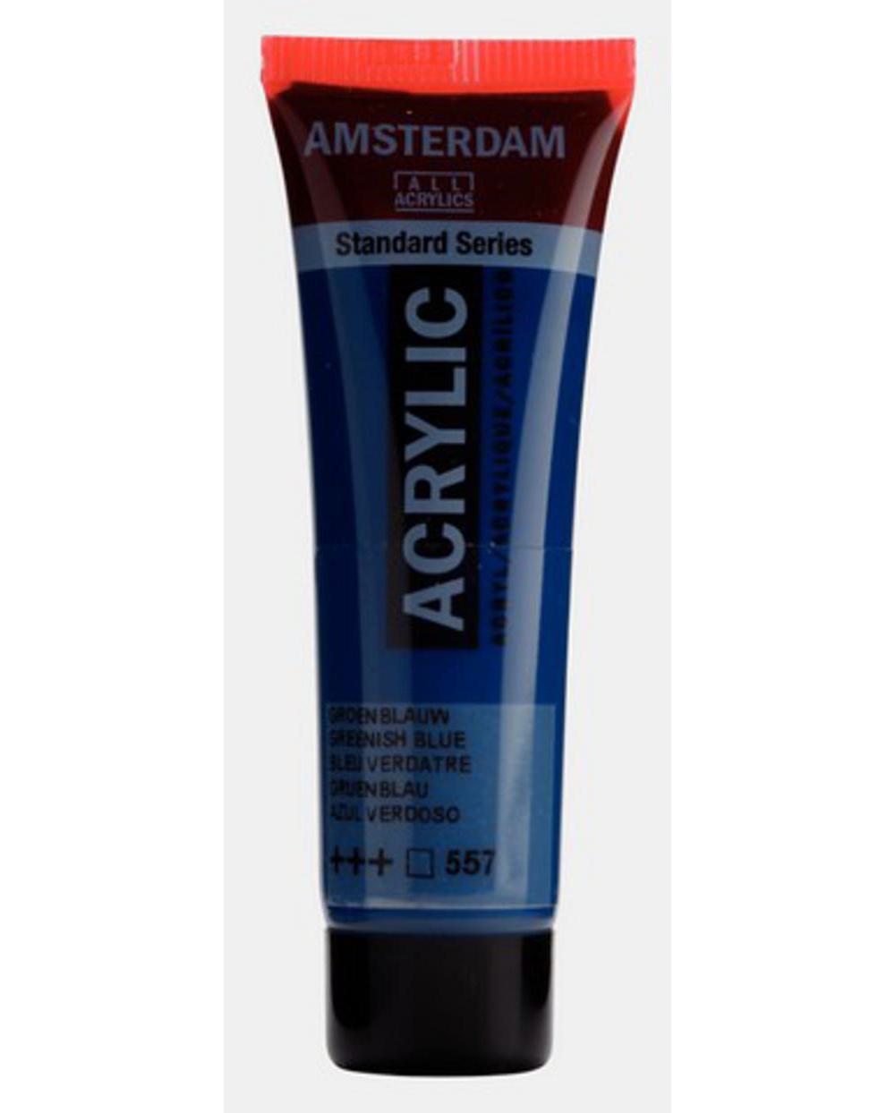Amsterdam, Acrylic, Art & School, Paint, 20ml, 974510, Greenish Blue